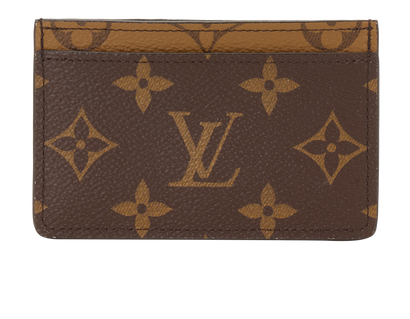 Louis Vuitton Card Holder, &pound;140, Accessories, Brown, Coated Canvas, Front view